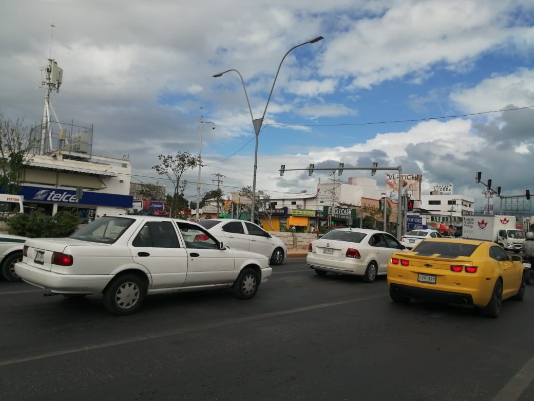 Así lucen la avenida José López Portillo con Tulum