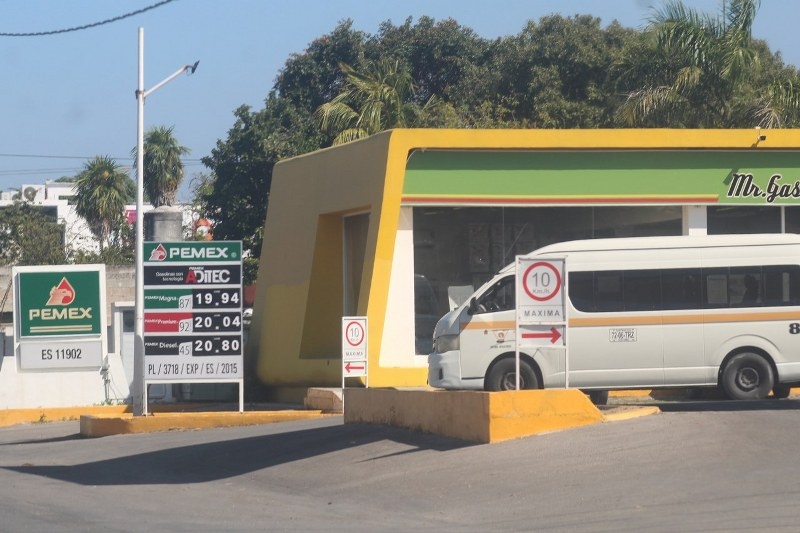 Precio de la gasolina en Chetumal continúa al alza