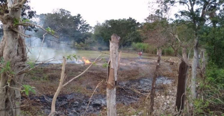 Incendios en aumento por quema de basura en Motul