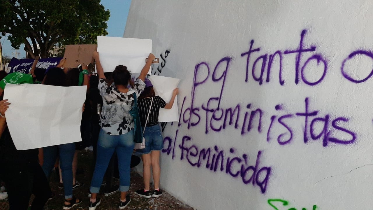 Red feminista protesta