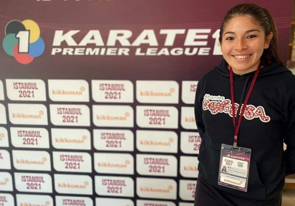 La yucateca Guadalupe Quintal saca la casta en la Liga Premier de karate