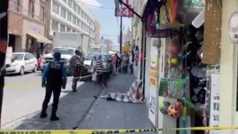 Hombre fallece en el Centro Histórico de Puebla