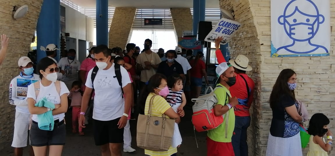 A pocos días del inicio de Semana Santa, ya se observa un importante número de turistas en Isla Mujeres