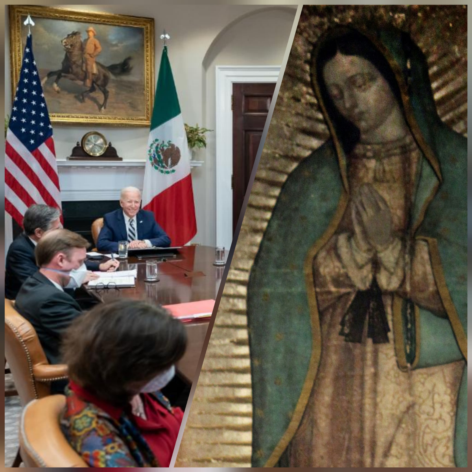 Joe Biden se ha declarado como devoto de la Virgen de Guadalupe