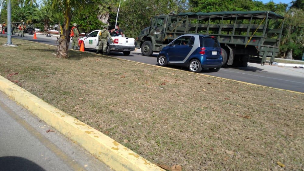 Los elementos castrenses no quisieron dar a conocer el motivo de la movilización y sólo informaron que se trata de un operativo de prevención