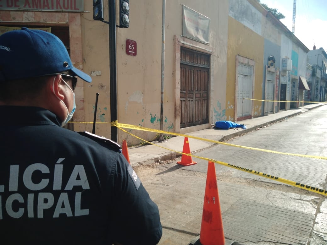 Encuentran a hombre muerto en el Centro Histórico de Mérida: VIDEO