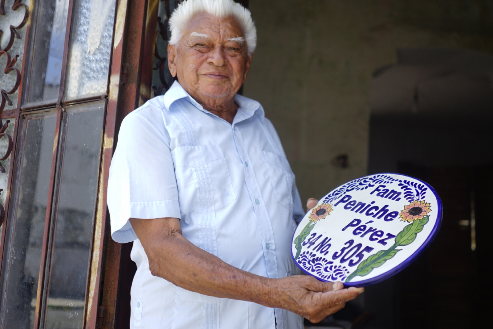 Eduardo Aguilera, 51 años 'nombrando' las casas de Mérida