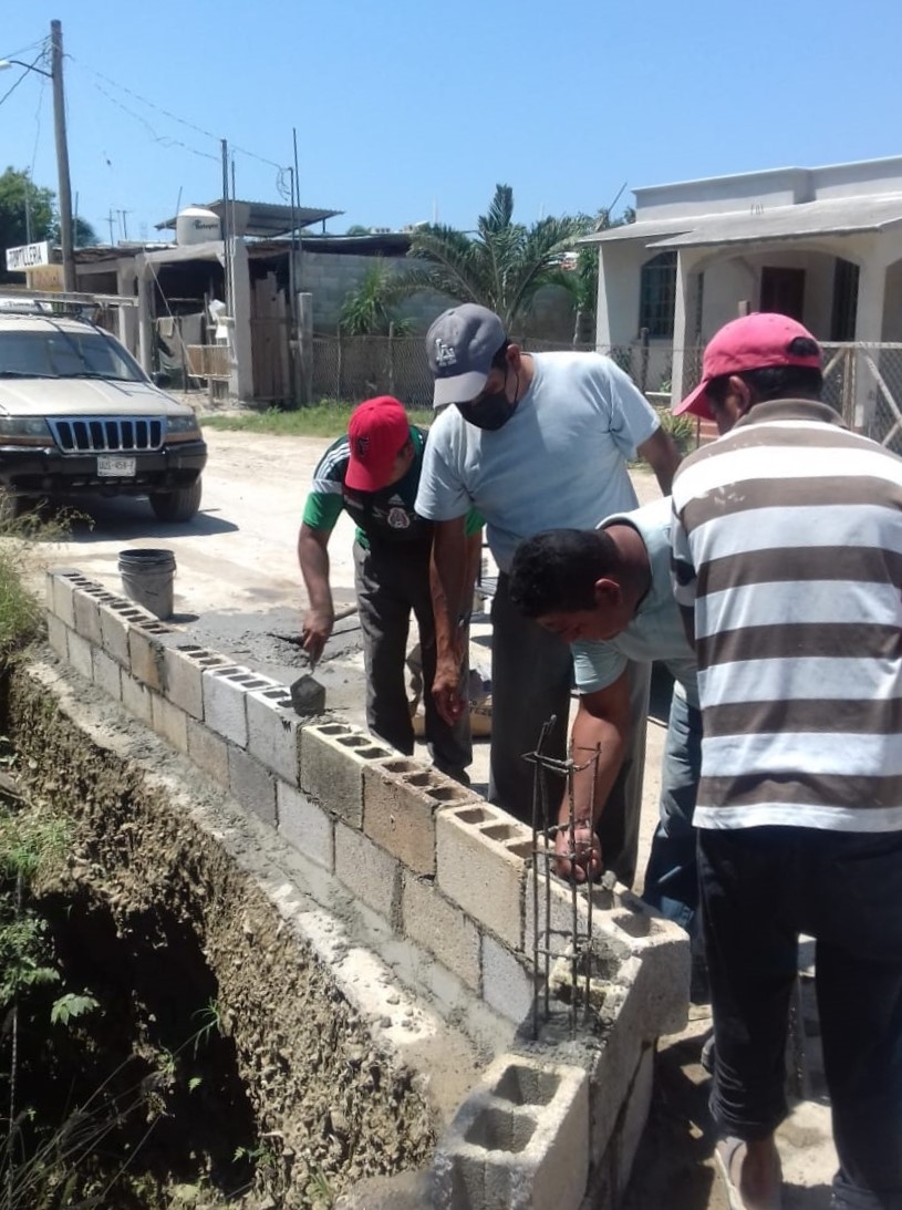 El pozo tiene 3 metros por 4 de largo y 5 metros de profundidad