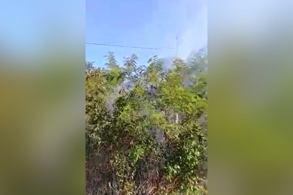 Reportan incendio cerca del poblado 'Río Indio' en Othón P. Blanco: VIDEO