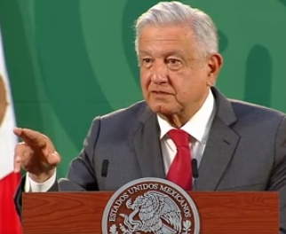 AMLO, durante su conferencia matutina