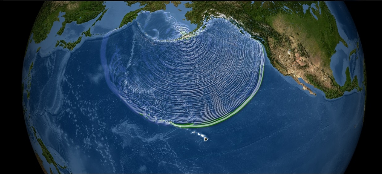 El PTWC alertó sobre un posible tsunami