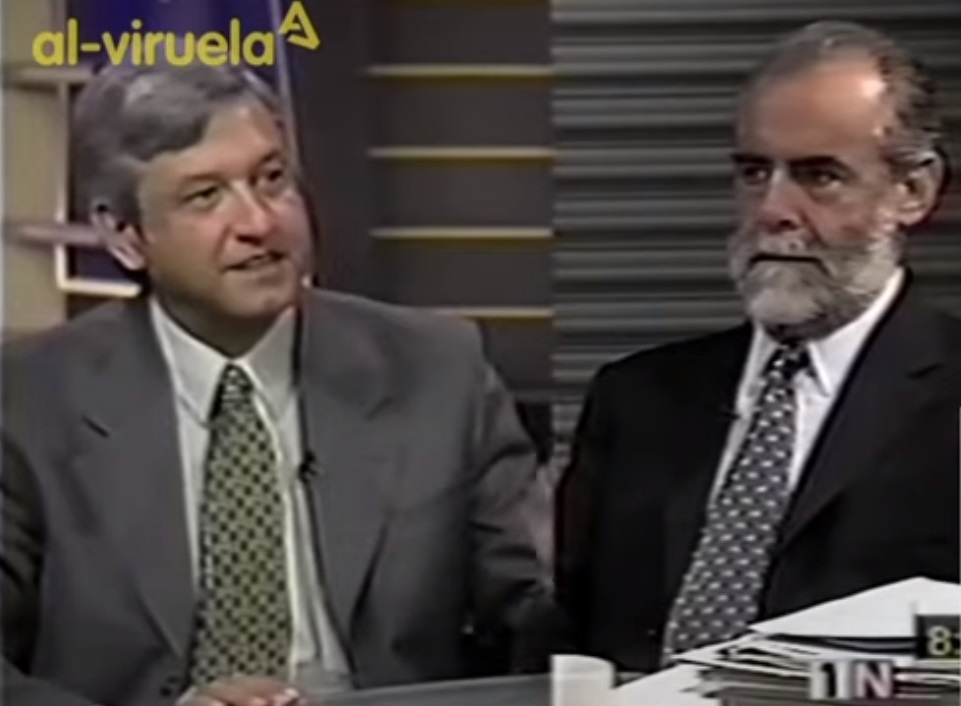 AMLO mostró un debate del 2000 con Diego Fernández de Cevallos