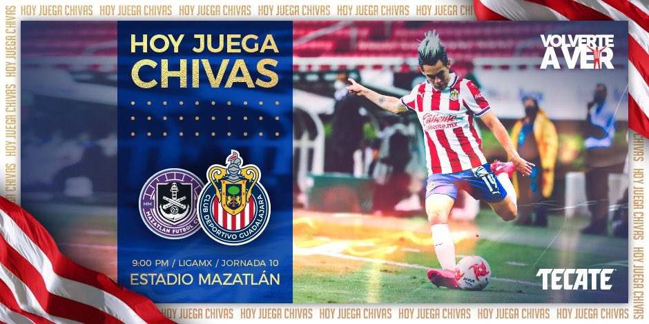 Chivas vs Mazatlán: ¿Cuándo y dónde verlo?