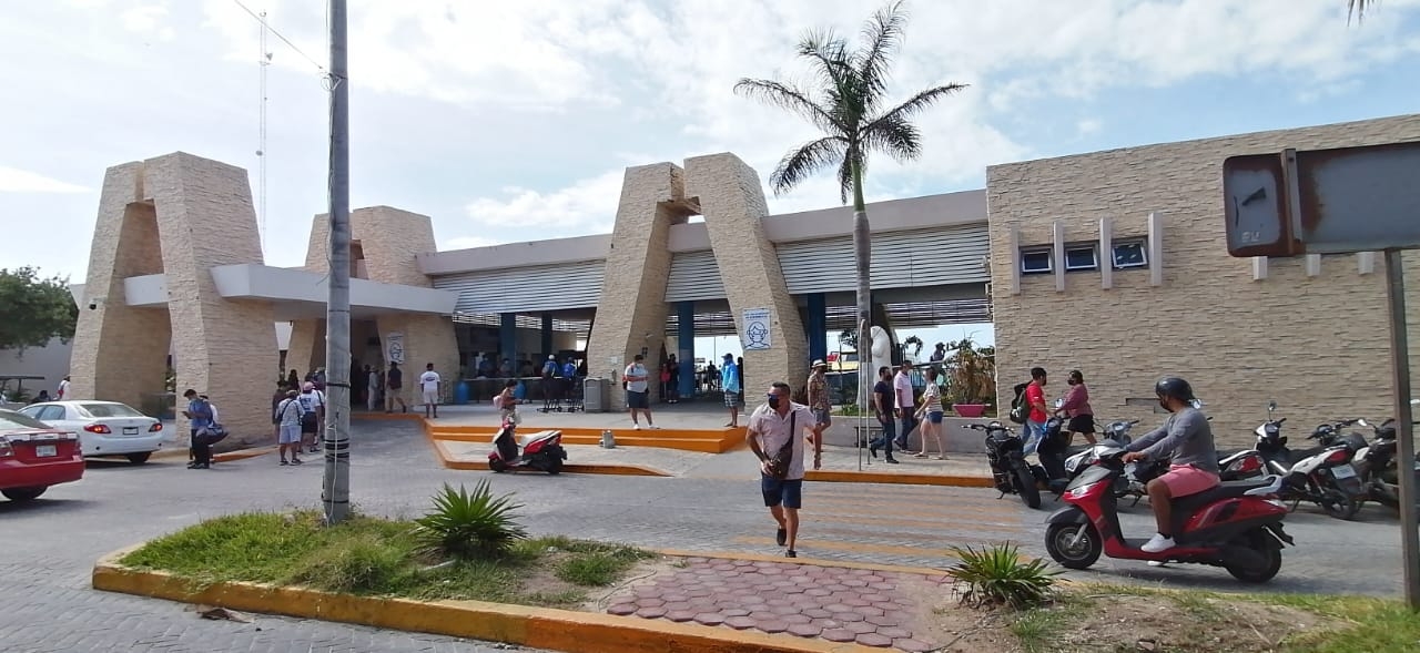 La terminal marítima de Isla Mujeres labora normalmente