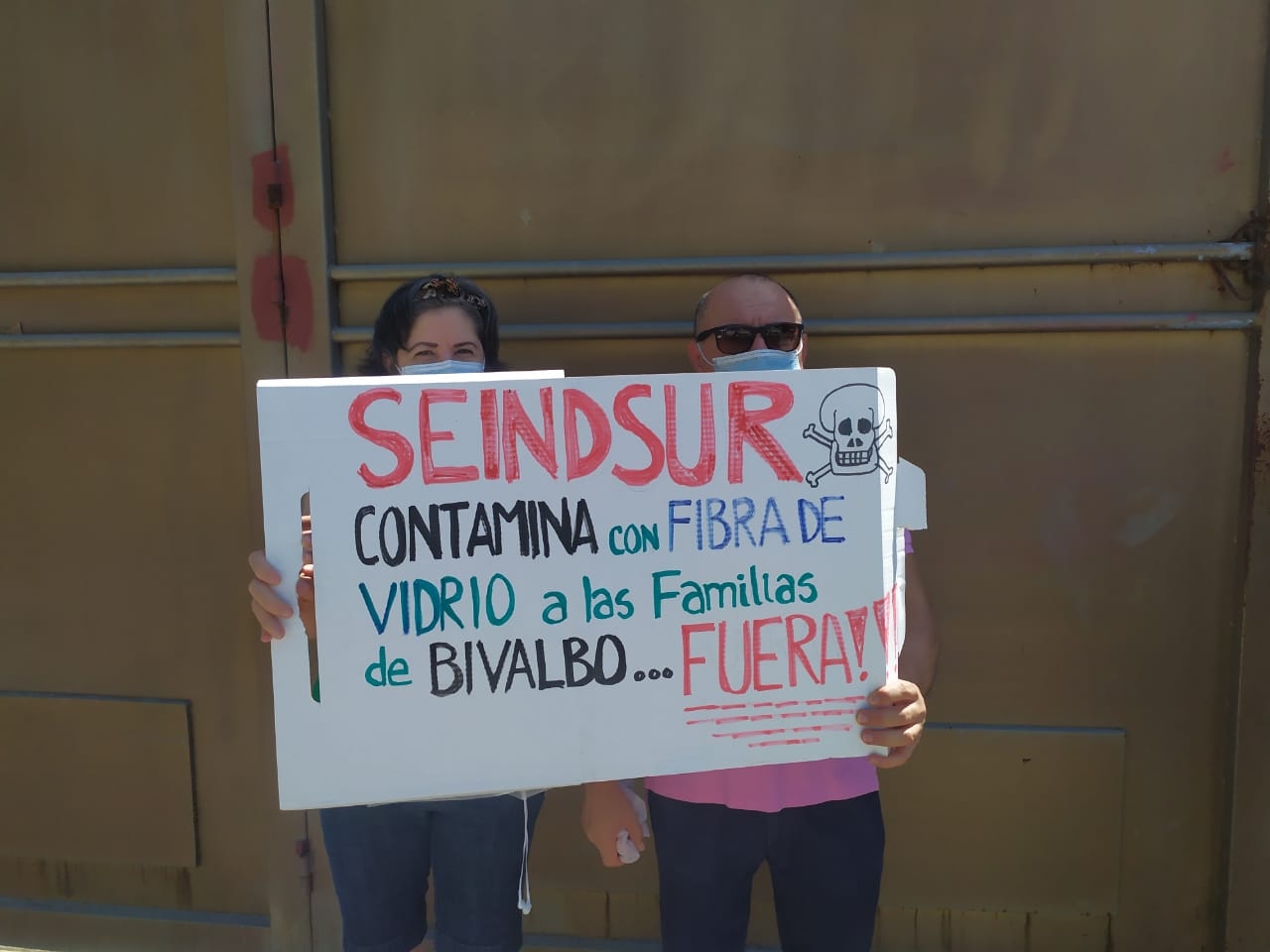 Vecinos protestan contra la empresa Seindsur en Ciudad del Carmen