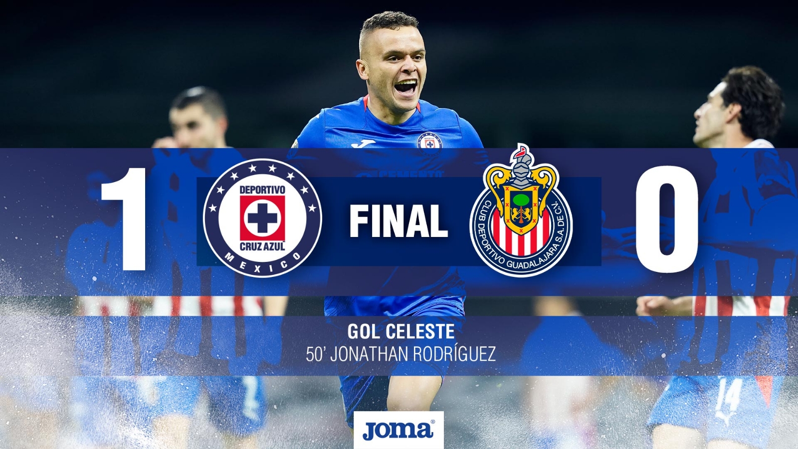 Cruz Azul le gana a Chivas y ya son 12 victorias al hilo