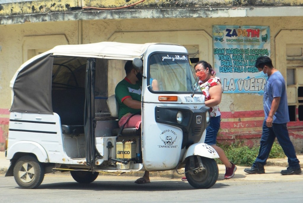 El precio del servicio de mototaxis se incrementó de siete a nueve pesos desde el 10 de abril