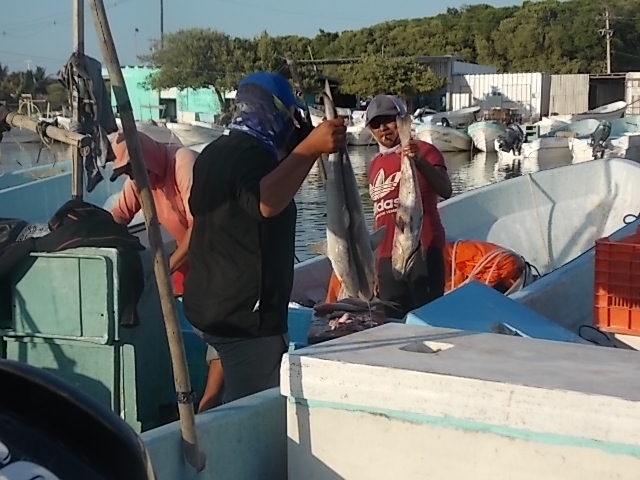 Los pescadores pasaron tres días en el mar