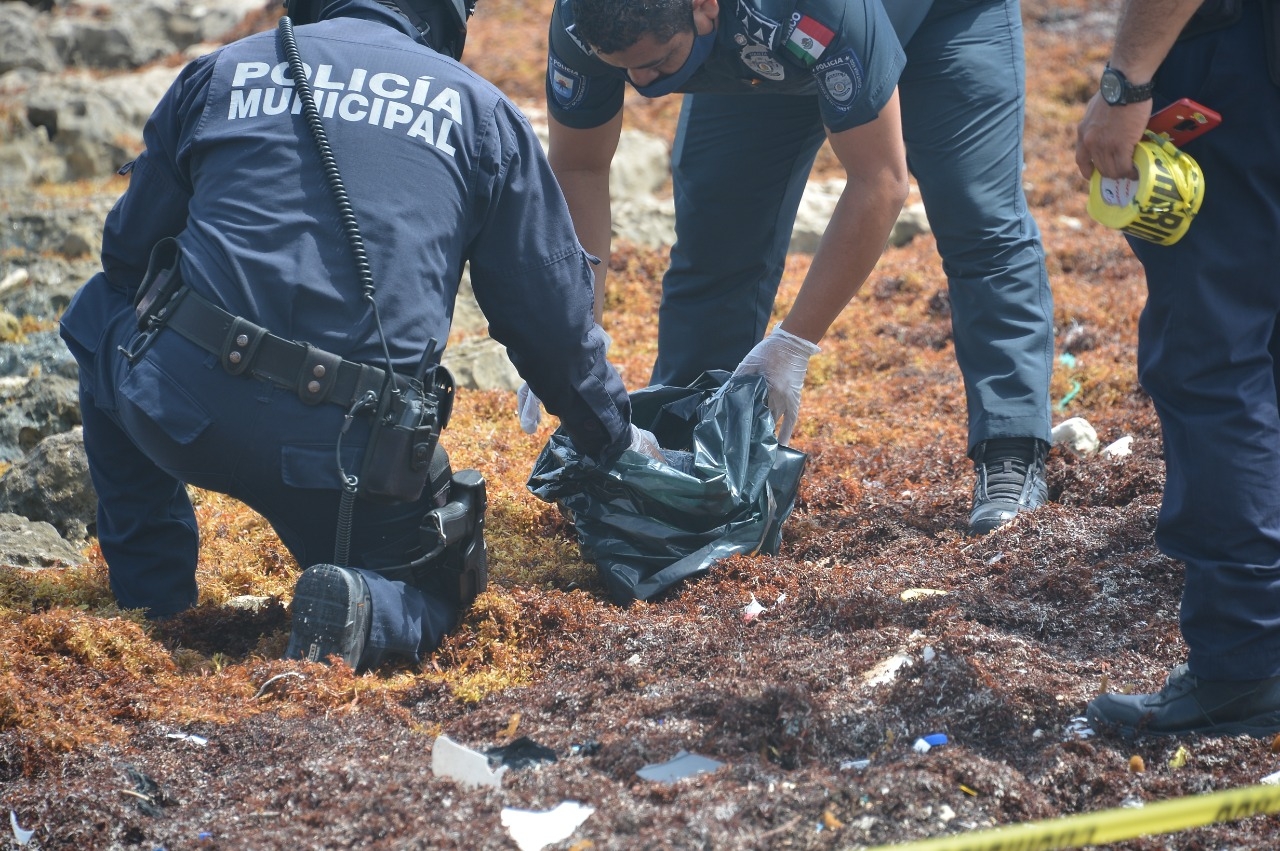 La evidencia fue traslada a las instalaciones de la policía local