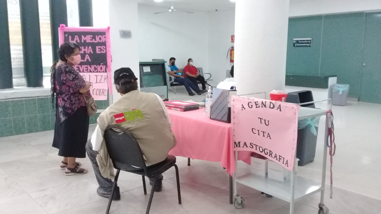 Escasa participación en campaña de mastografía en Playa del Carmen