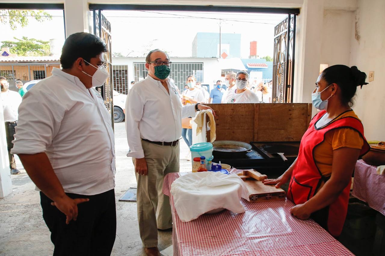 El aspirante del PRI y PRD a la alcaldía exhorta a lograr la recuperación económica del Centro Histórico