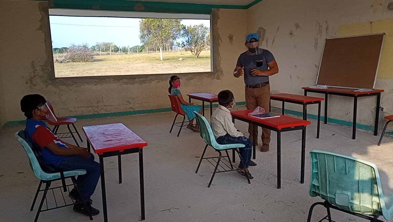 No todos los niños vuelven a clases en 'El Caracol', Campeche