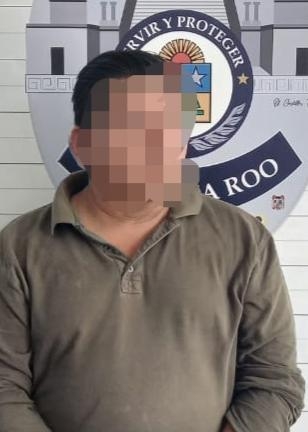 Elementos de la Policía Quintana Roo detuvieron a Daniel L. R.