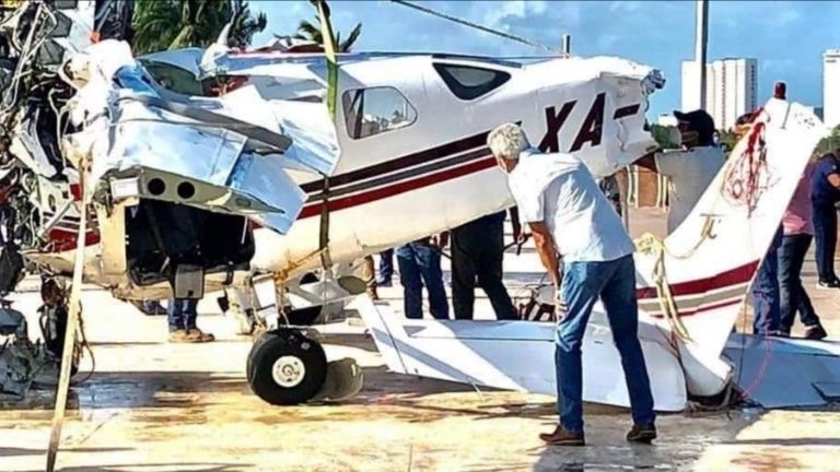 La aeronave fue recatada luego de varias horas de trabajos