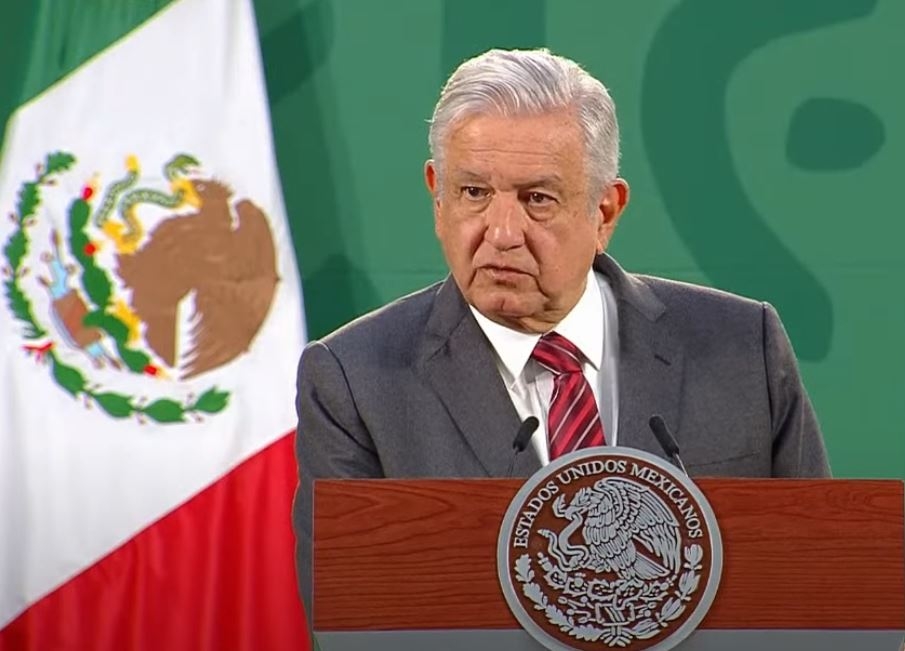 AMLO, durante su conferencia de prensa