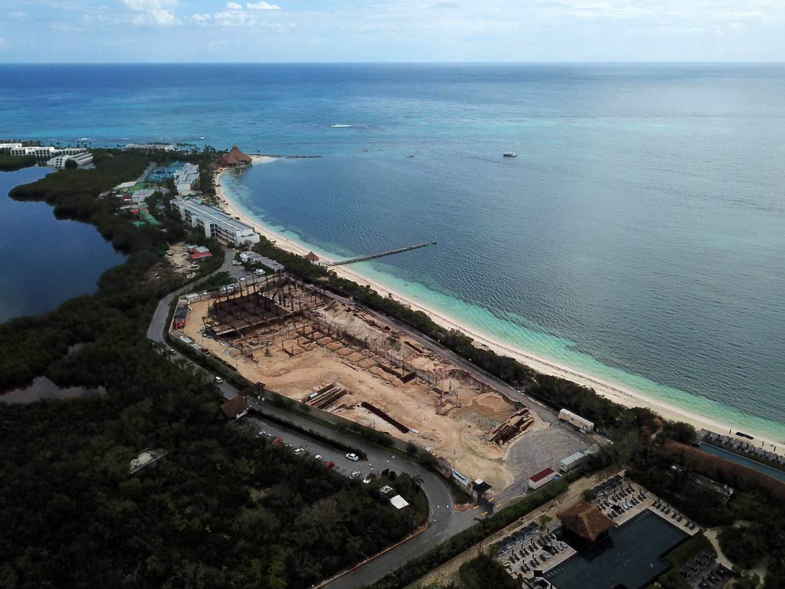 Así luce la zona donde se pretende construir el hotel en Cancún