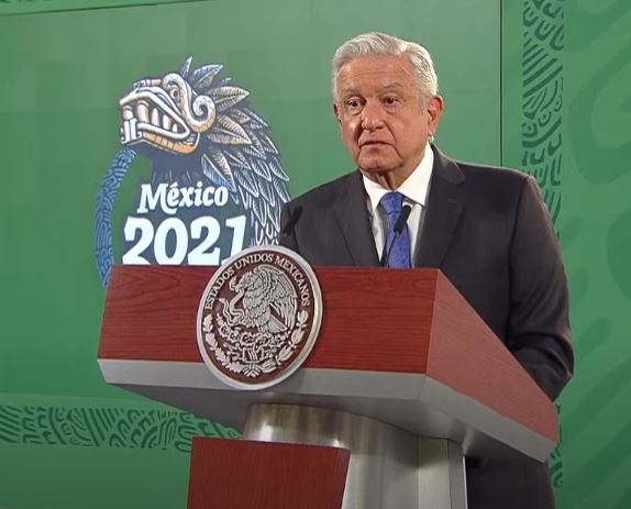 López Obrador, durante su conferencia matutina