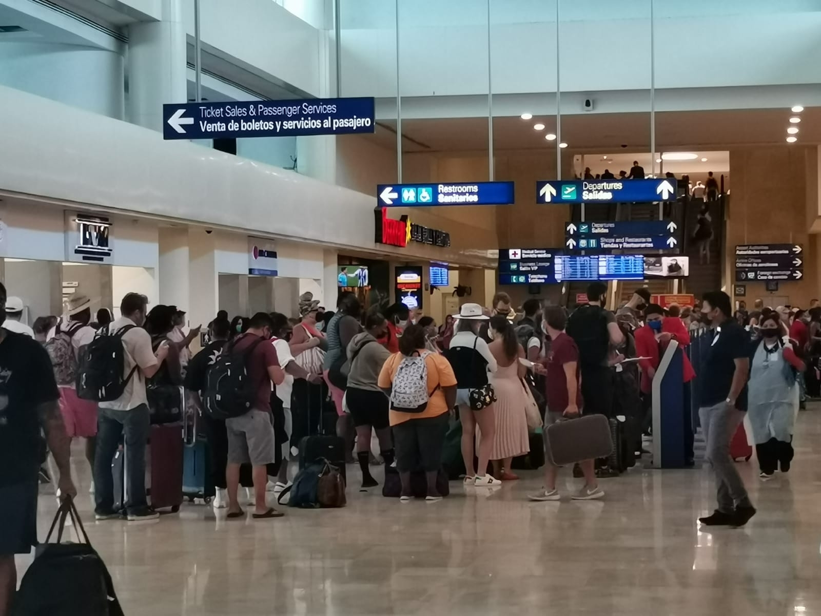 Aeropuerto de Cancún registra 334 operaciones durante este miércoles