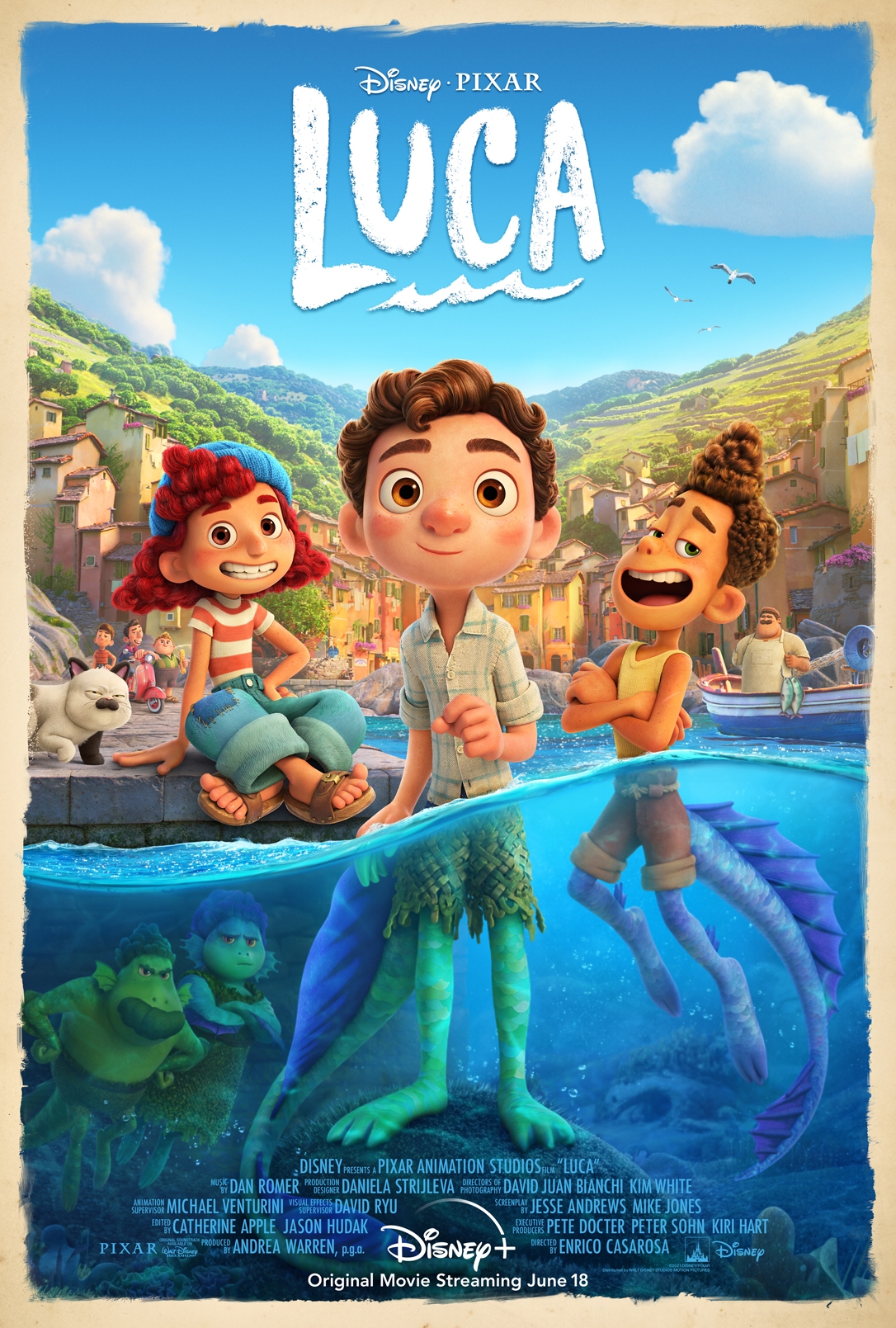 Pixar estrena próxima película 'Luca', el 18 de junio será a través de  la plataforma Disney Plus