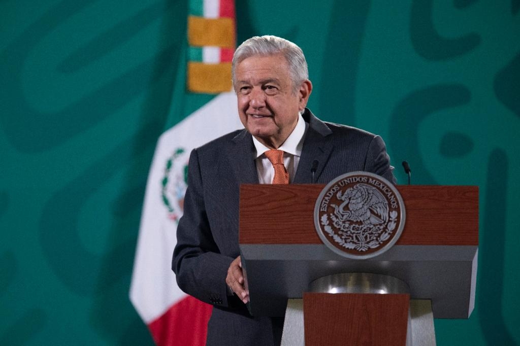 AMLO, durante su conferencia de prensa