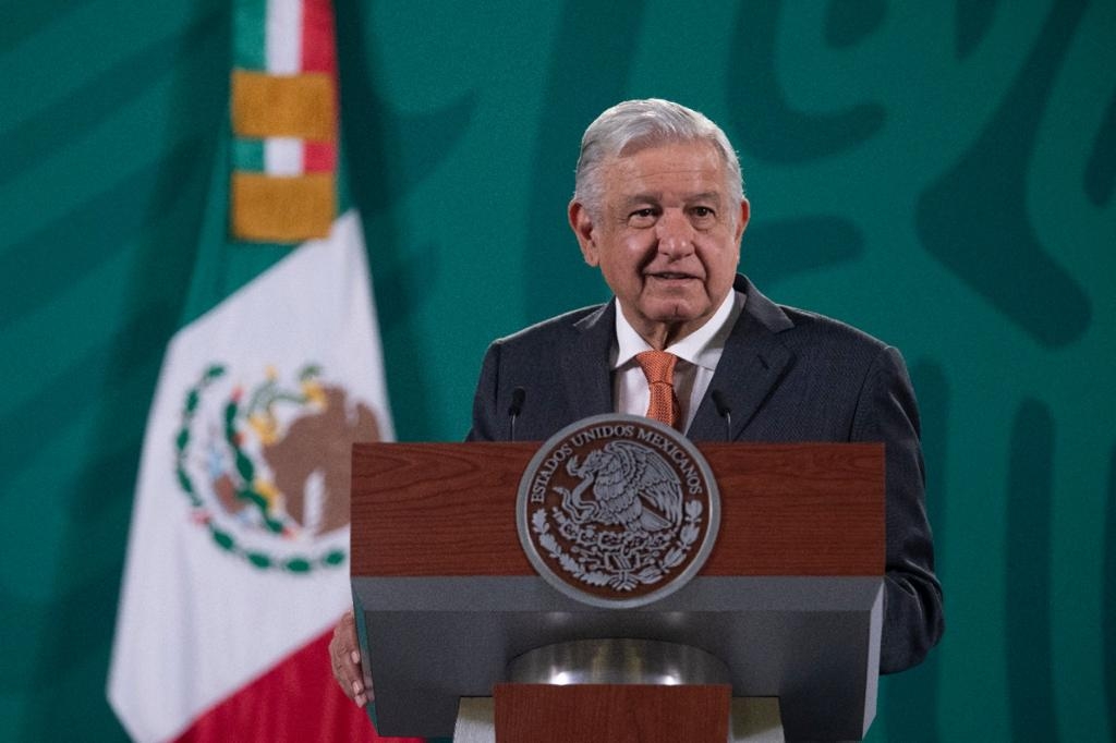 AMLO, durante su conferencia de prensa