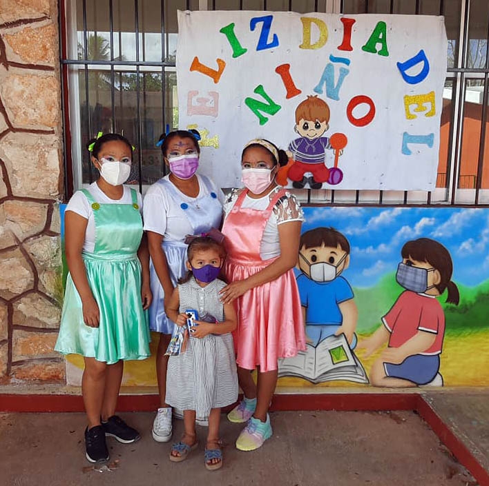 Día del Niño: Alumnos y maestros de Tzucacab celebran tras un año de pandemia