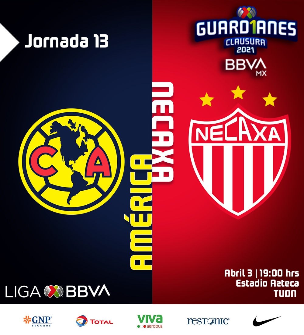 América vs Necaxa: Sigue el minuto a minuto