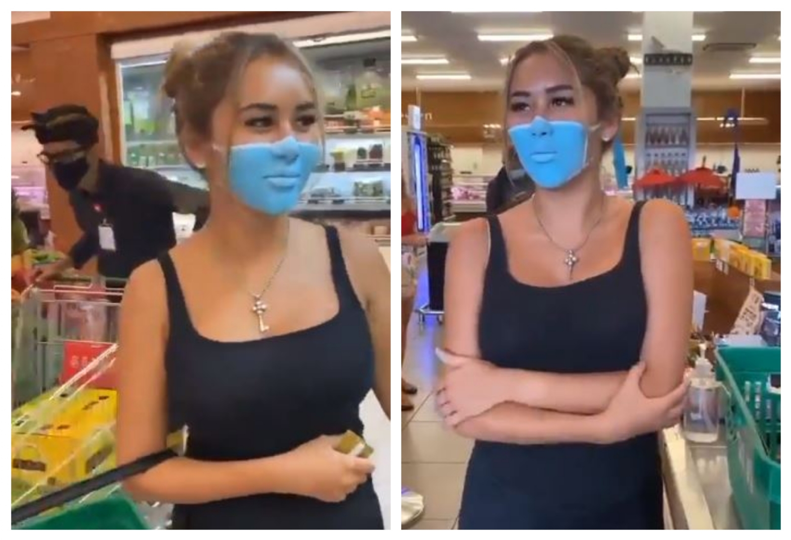 Obligan a influencers a disculparse tras broma de cubrebocas pintado en Indonesia