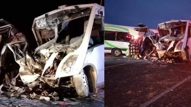 16 los muertos tras accidente en carretera Caborca, Sonora