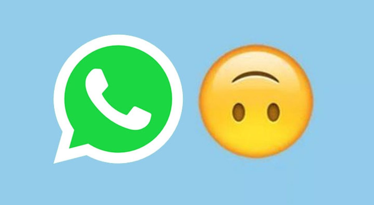 WhatsApp: Significado del emoji de la carita feliz al revés