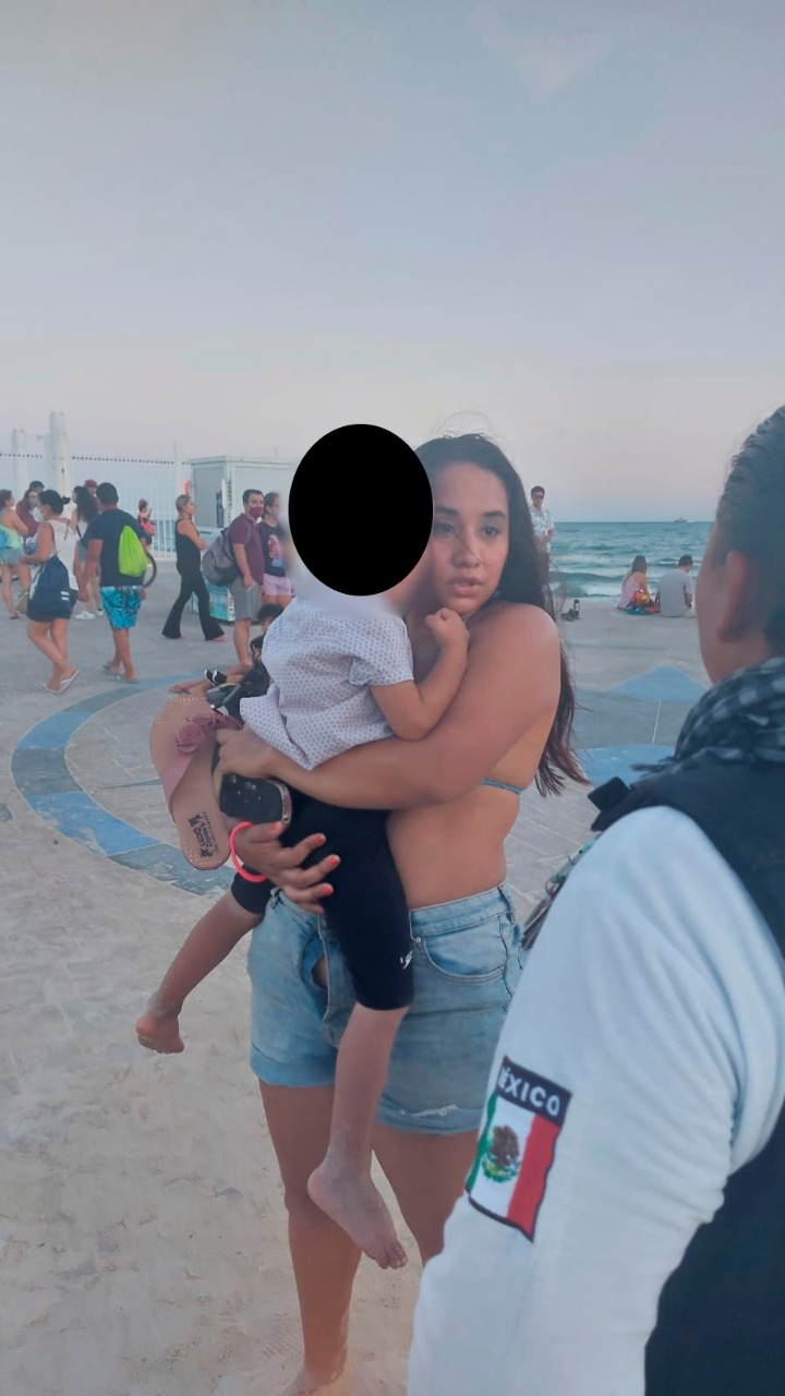 Padres descuidados, causa de niños extraviados en las playas de la Riviera Maya