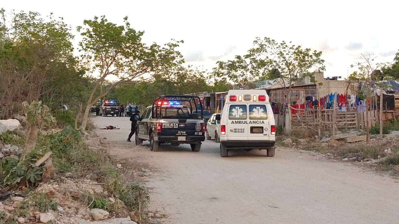 Balacera en asentamiento irregular deja un muerto en Cancún