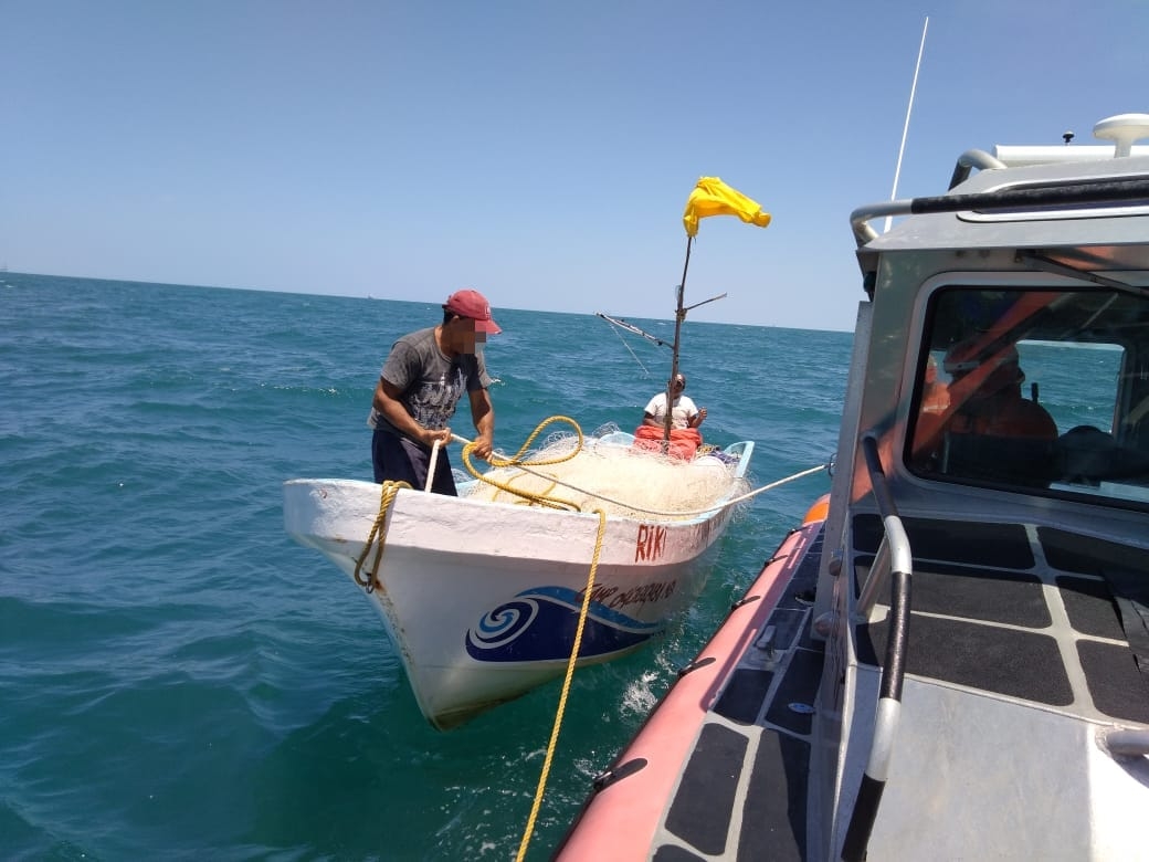 Los pescadores se encontraban bien de salud