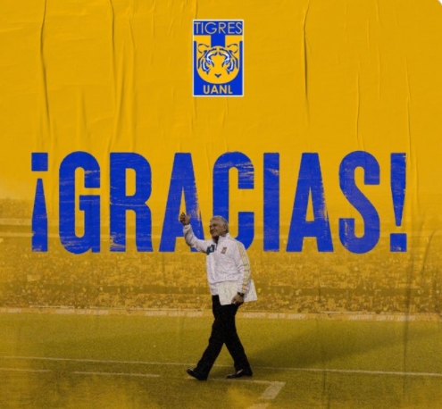 Tigres se despide emotivamente del Tuca Ferretti tras 11 años como su DT