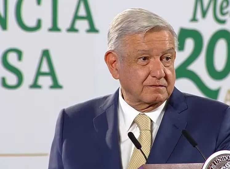 AMLO, durante su conferencia de prensa