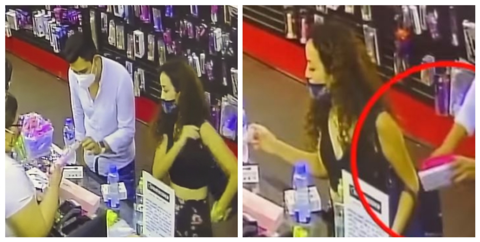 Identifican a pareja que robó un vibrador en una sexshop de Mérida: VIDEO