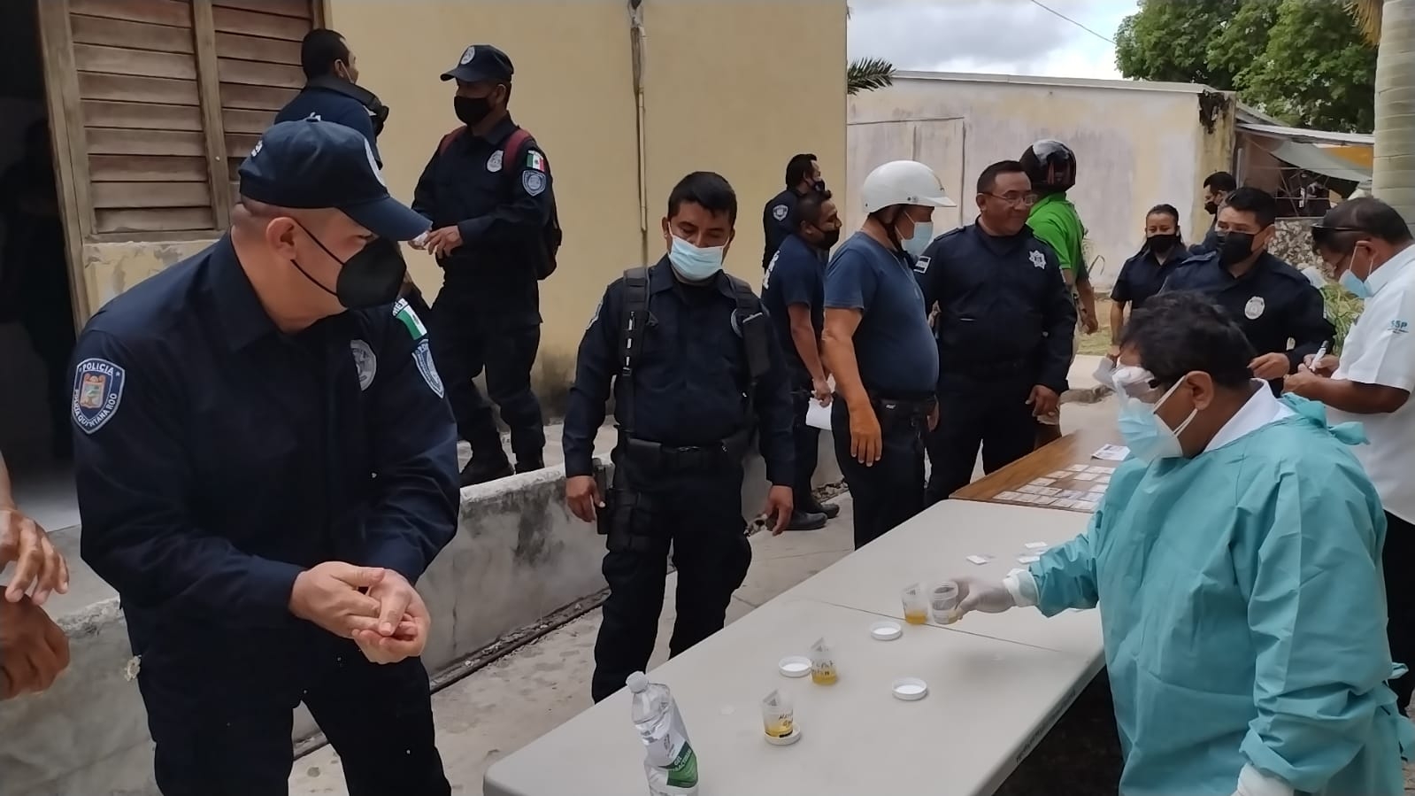 Realizan examen toxicológico 'sorpresa' a policías de Felipe Carrillo Puerto