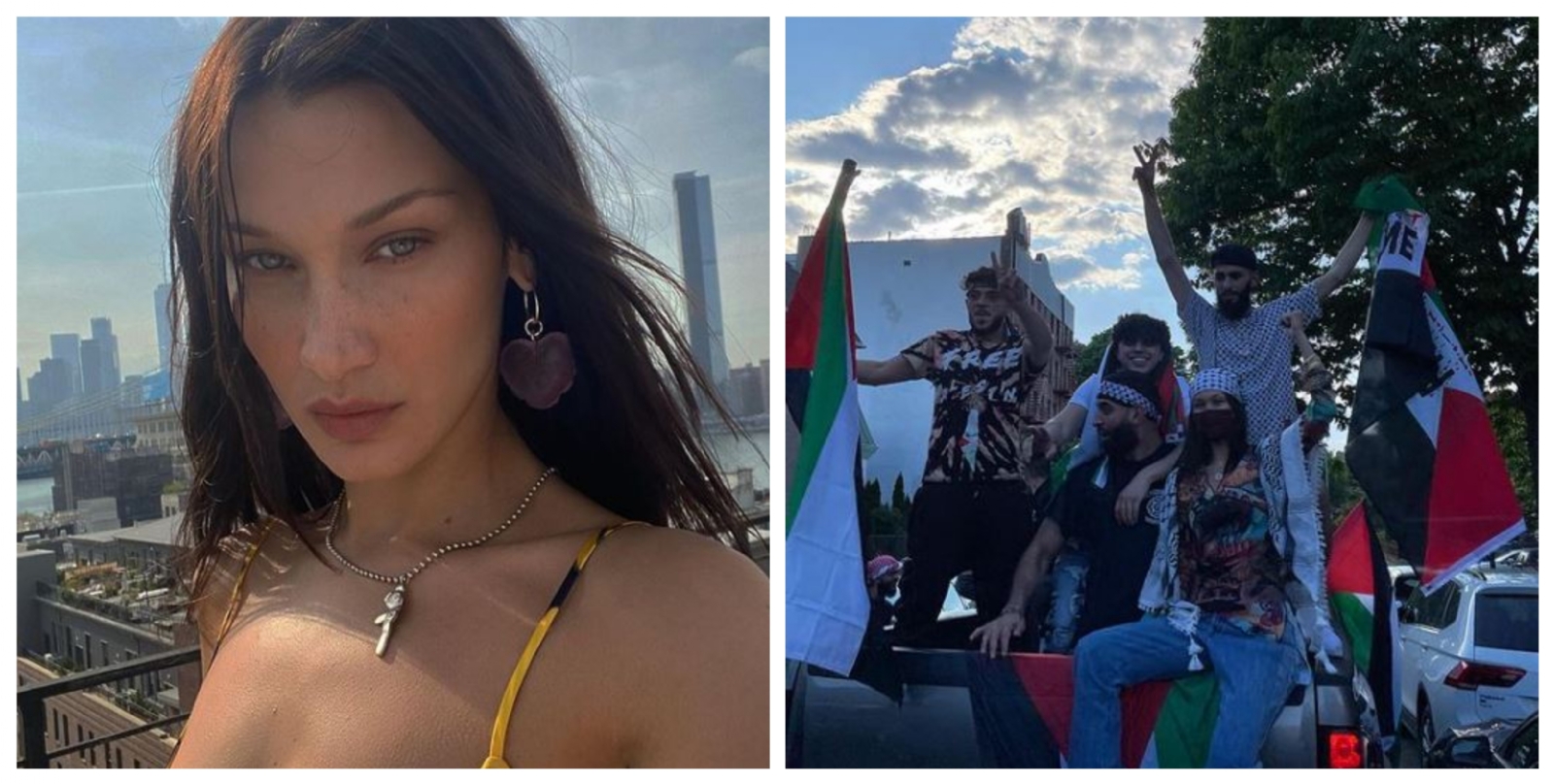 Israel acusa a la modelo Bella Hadid de querer 'arrojar judíos al mar'