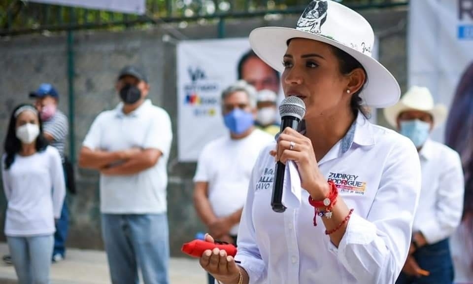 Zudikey decidió lanzarse como candidata a la presidencia municipal de Valle de Bravo, Estado de México