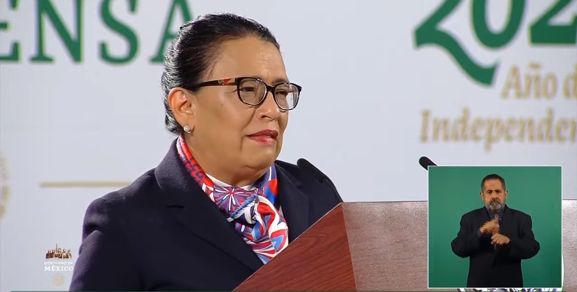 Rosa Icela Rodríguez, asegura disminución de delitos en el sexenio de AMLO